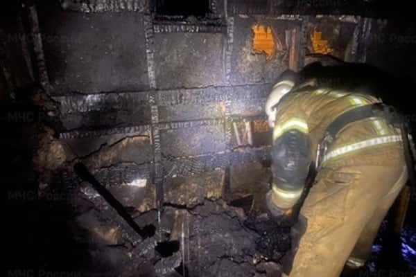 Накануне вечером в Шале сгорела частная баня